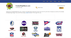 Desktop Screenshot of footballfightmusic.com
